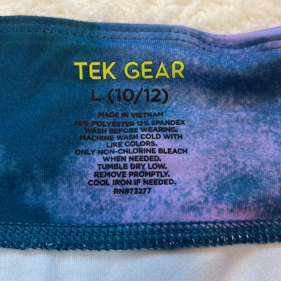 Girls Large (10/12) Tek Gear Athletic Leggings - Picture 3 of 3
